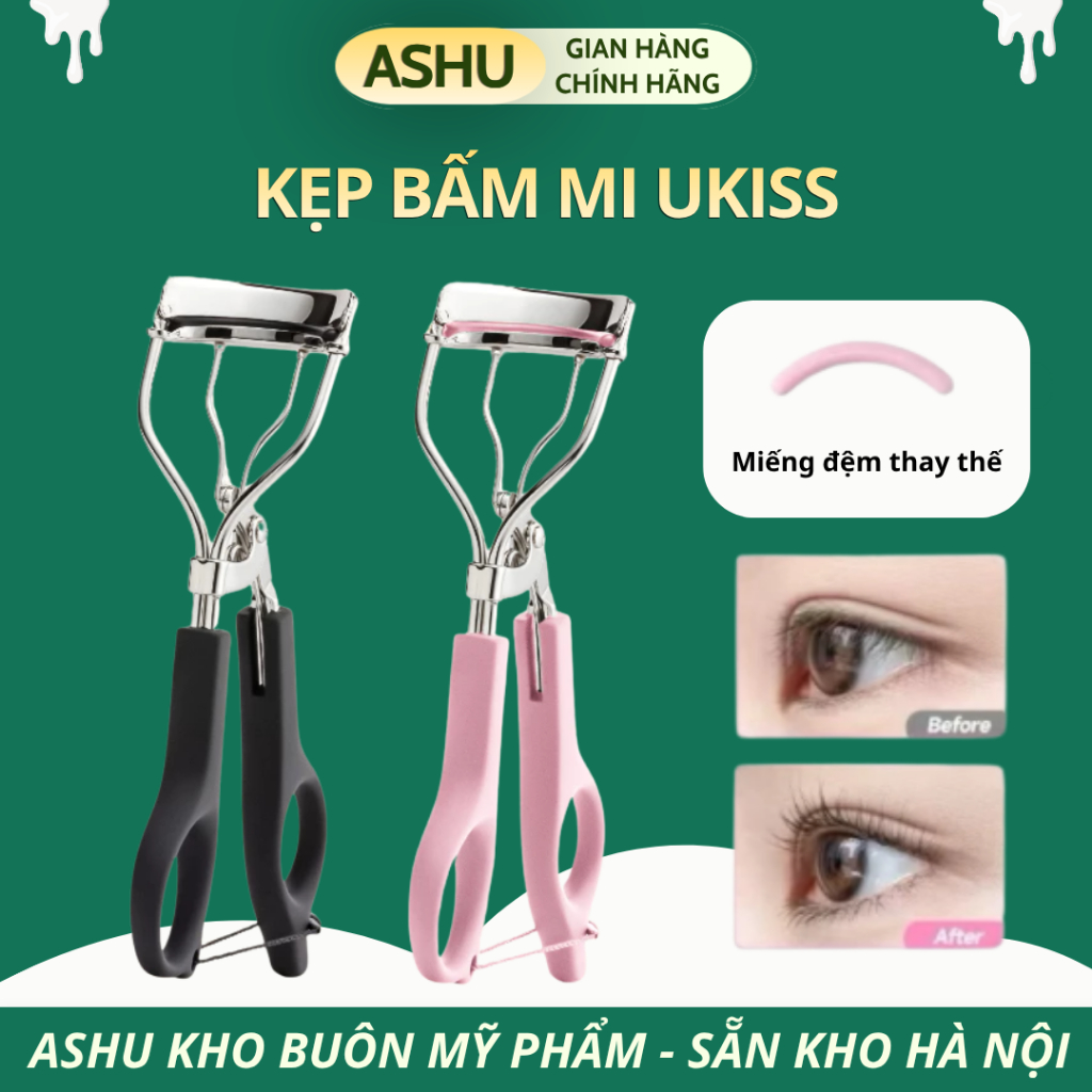 UKISS Kẹp Mi Góc Rộng Ukiss Giúp Làm Cong Lông Mi Tiện Lợi Chuyên Dụng Chất Lượng