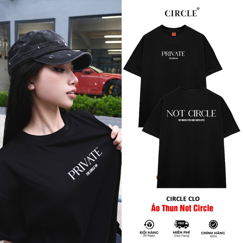 Áo thun Not Circle Unisex cotton cao cấp - CIRCLE CLO