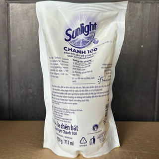 Nước rửa chén bát Sunlight Chanh 100 750g