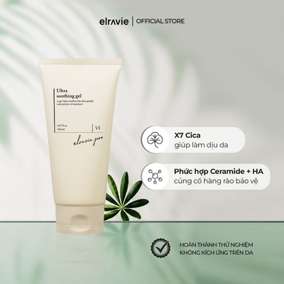 Gel Dưỡng Âm Dịu Nhẹ Phục Hồi Elravie Pro Ultra Soothing 150ml