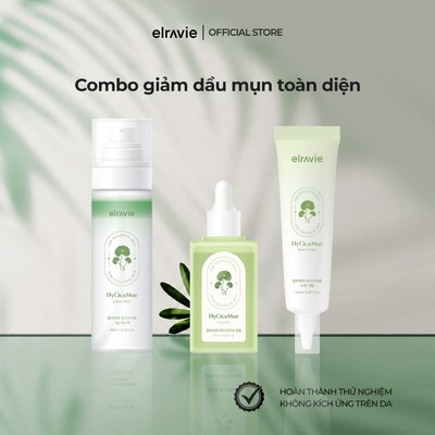 Combo Giảm Dầu Mụn Toàn Diện Xịt Dưỡng Cấp Ẩm & Hycica Ampoule & Spot Cream