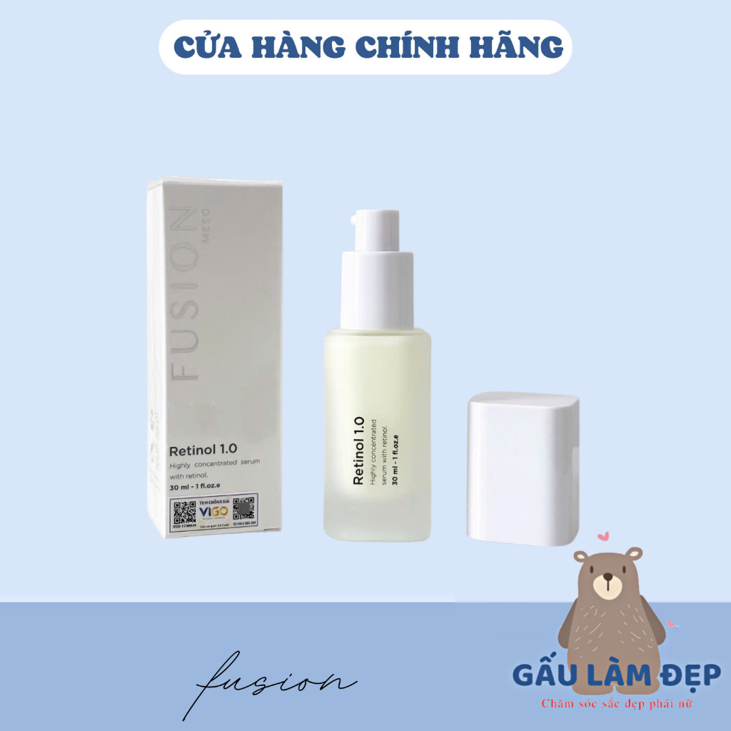 Fusion Retinol 1.0 Meso Therapy Serum - Serum Dưỡng Da Dịu Nhẹ 30ml