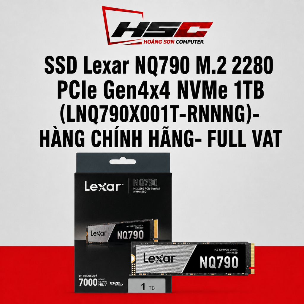 SSD Lexar NQ790 M.2 2280 PCIe Gen4x4 NVMe 1TB (LNQ790X001T-RNNNG)