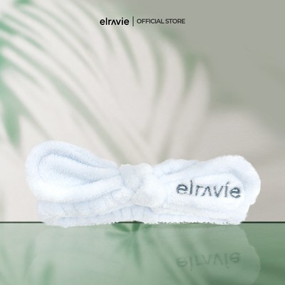 [GIFT] Băng đô cài tóc rửa mặt cho nam nữ Elravie vải mềm mại phù hợp mọi kiểu dáng