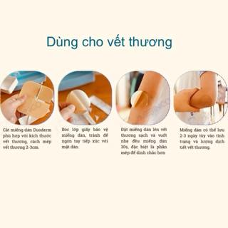 [HÀNG CHÍNH HÃNG] Miếng Dán Mụn, Vết Thương, Bỏng Bô… Duoderm Extra Thin 10x10 cm