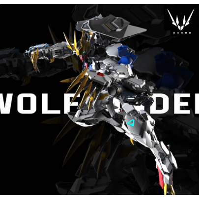Mô Hình Lắp Ráp Wolf Tech Wolf King 1/100 Khung Kim Loại Mecha Model Kit ✨