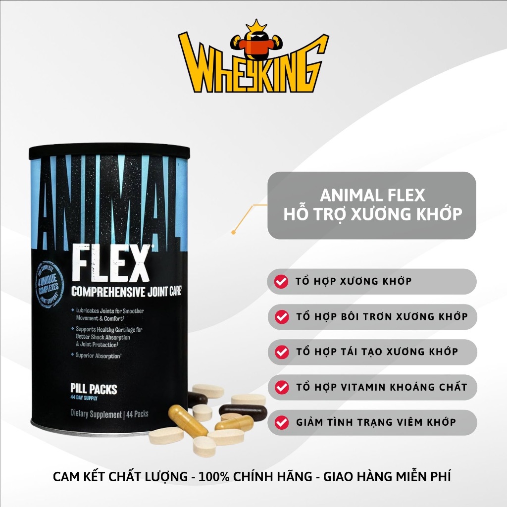 Animal Flex, hỗ trợ xương khớp tốt nhất thế giới top 1