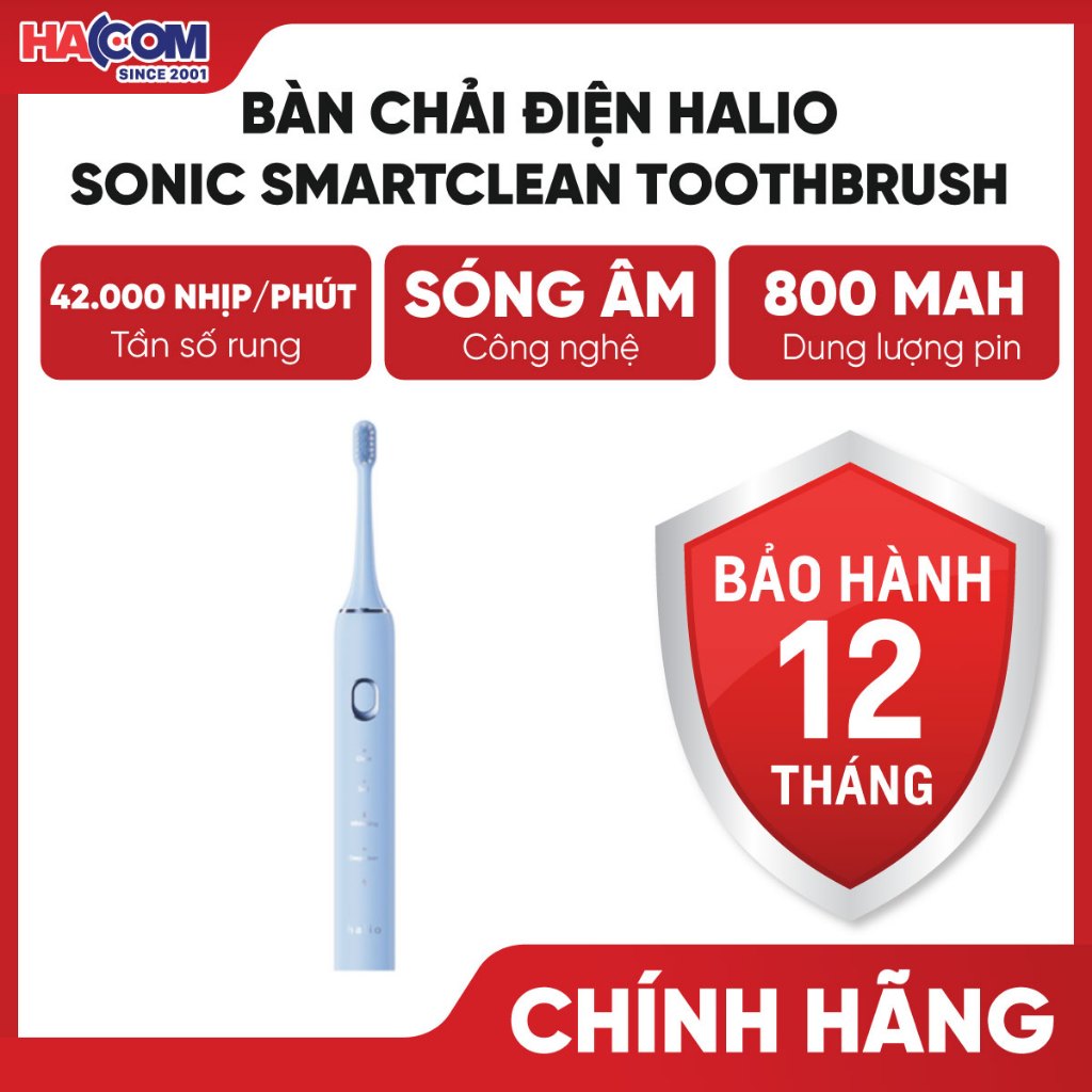 Bàn Chải Điện Halio Sonic SmartClean Electric Toothbrush