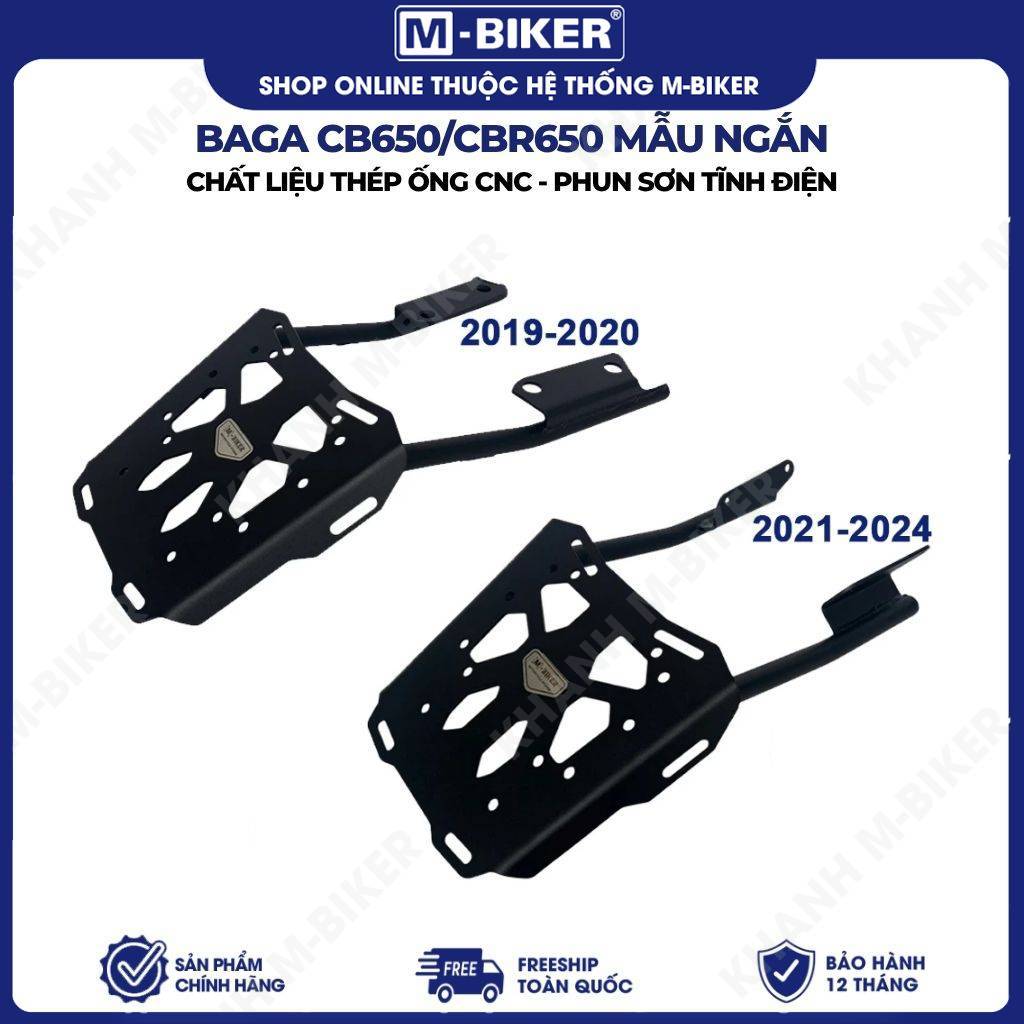Baga sau CB650r, Baga sau CBR650, baga đơn, baga dài kết hợp khung treo túi, khung thùng hông