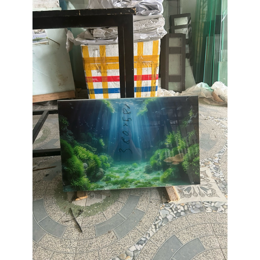 Bể lọc vách sau, 80x40x40, kính 8ly, giao hàng toàn quốc