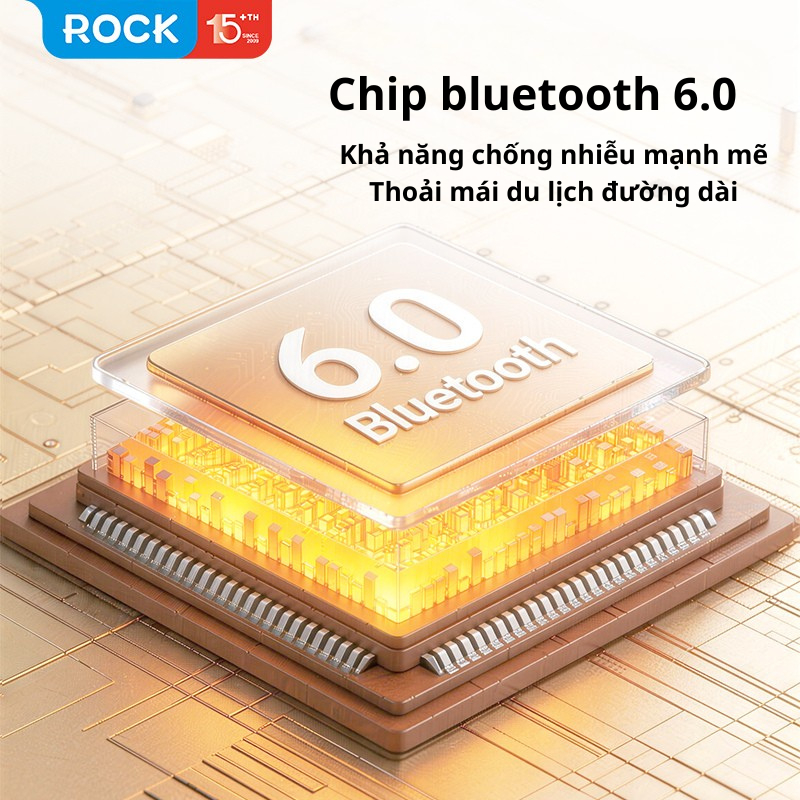 Tai nghe Bluetooth nhét tai Rockspace S6 ANC Chống ồn chủ động Bluetooth 6.0 Pin 25 giờ | BigBuy360 - bigbuy360.vn