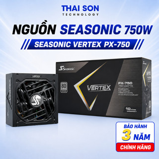 [Full VAT] PSU Nguồn máy tính Seasonic 750W 80 Plus Platinum Vertex - Bảo hành 36 tháng