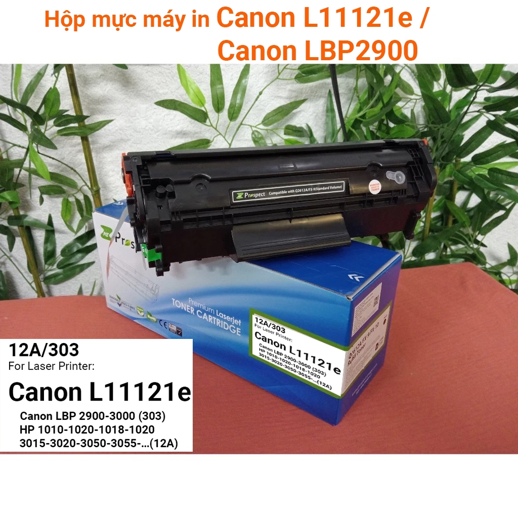 Hộp Mực Máy In Canon L11121E / LBP2900 – Chính Hãng Prospect 303/12A – In Đẹp Rõ Nét, Bền Bỉ, Giá Tố