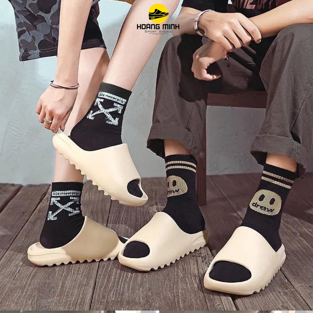 Dép Quai Ngang Unisex cao cấp 2024DY, dép đế răng cưa hạn chế trơn trượt size 36-43