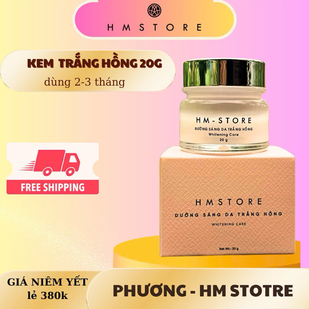[DALE KHÔNG QUÀ ] FACE TRẮNG  HỒNG 20g - JUMMY HM STORE ( dùng 2-3tháng )