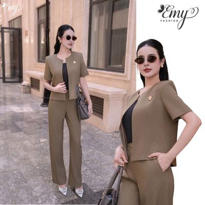 [LƯU Ý SẢN PHẨM CHỈ ÁO] Áo Khoác Thiết Kế EMY Thời Trang Cao Cấp A4121 Vải Linen Sang Trọng Thanh Lịch