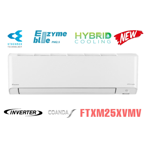 Điều Hòa Daikin 2 Chiều Inverter FTXM25XVMV 9.900BTU Cao Cấp | Khử Khuẩn - Coanda - Mắt Thần | Bảo H