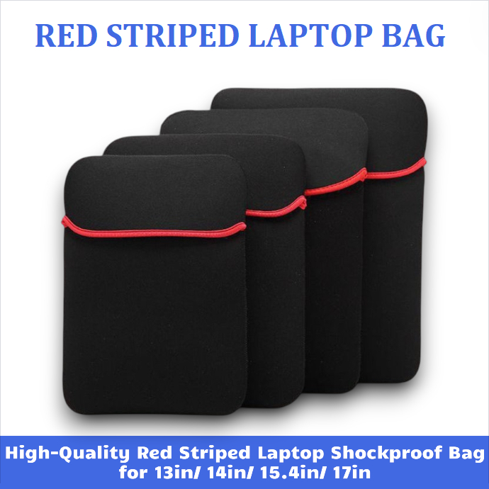 Túi Chống Sốc Sọc Đỏ Đựng Laptop Cho Laptop Từ 13 inch / 14inch / 15.4inch 39cm / 17inch