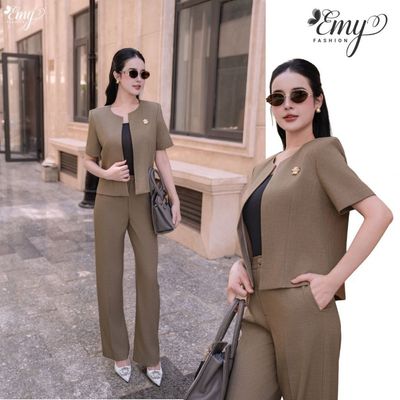 [LƯU Ý SẢN PHẨM CHỈ QUẦN] Quần Thiết Kế EMY Thời Trang Cao Cấp Q4121 Vải Linen Sang Trọng Thanh Lịch