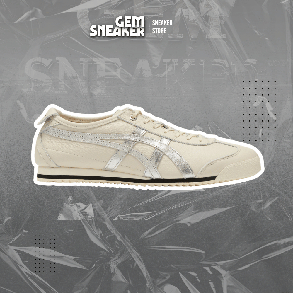 [GEMSNEAKER] Giày thể thao Onitsuka Tiger MEXICO 66 SD ‘Silver’ / Da Bò - Fom Chuẩn