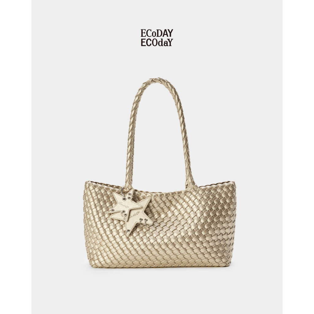 Túi Ecoday Chính Hãng - Ecoday Horizontal Woven Tote Bag