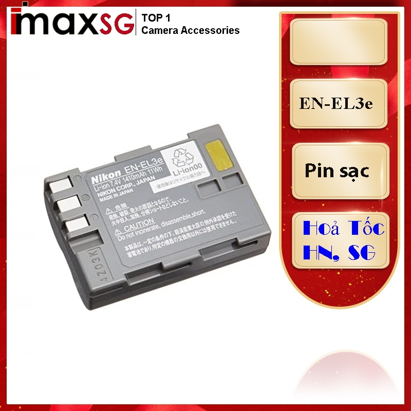 PIN SẠC THAY THẾ CHO MÁY ẢNH NIKON - EN-EL3E,EN-EL8,EN-EL10,EN-EL12,EN-EL15,EN-EL20,EN-EL5,EN-EL9,EN