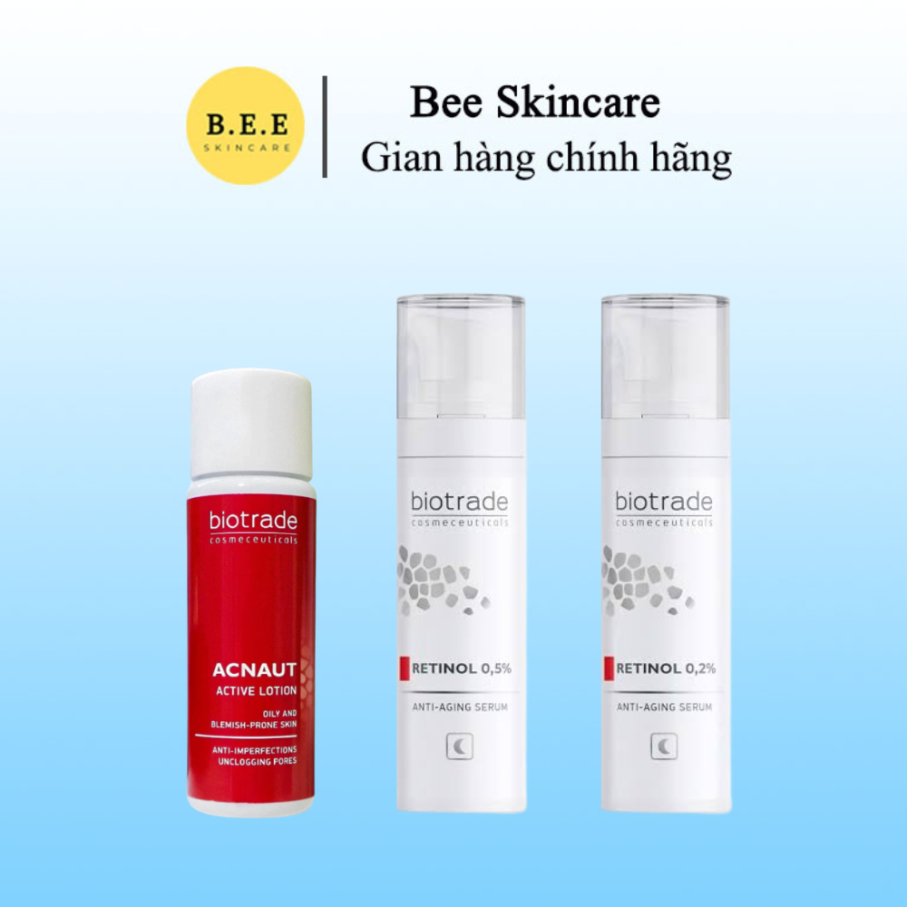 (SIZE THỬ) Chấm Mụn Biotrade Acnaut Active Lotion & Retinol Biotrade Bee Skincare