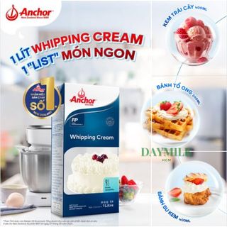 [TP HCM] Kem tươi 𝗪𝗵𝗶𝗽𝗽𝗶𝗻𝗴 𝗖𝗿𝗲𝗮𝗺 1lit