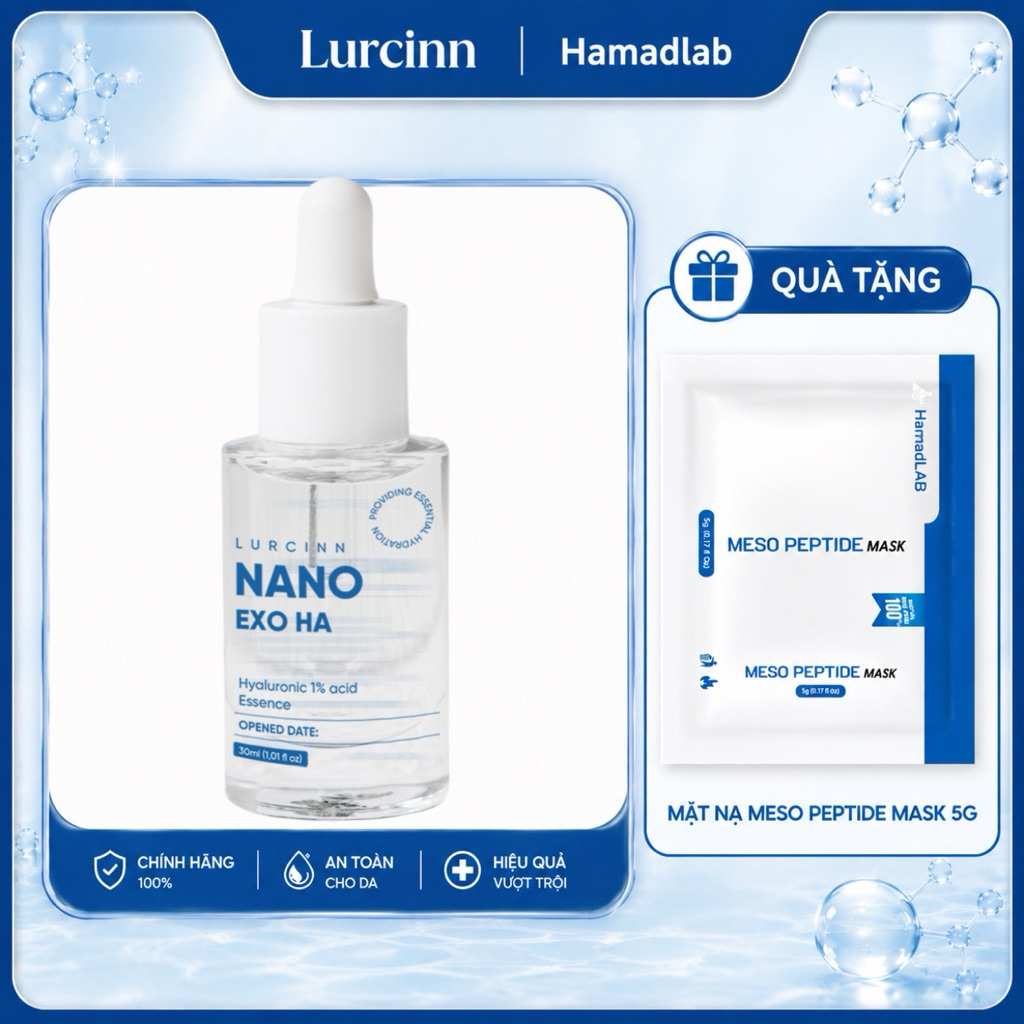 Serum HA cấp ẩm Nano Exo HA Lurcinn 30g