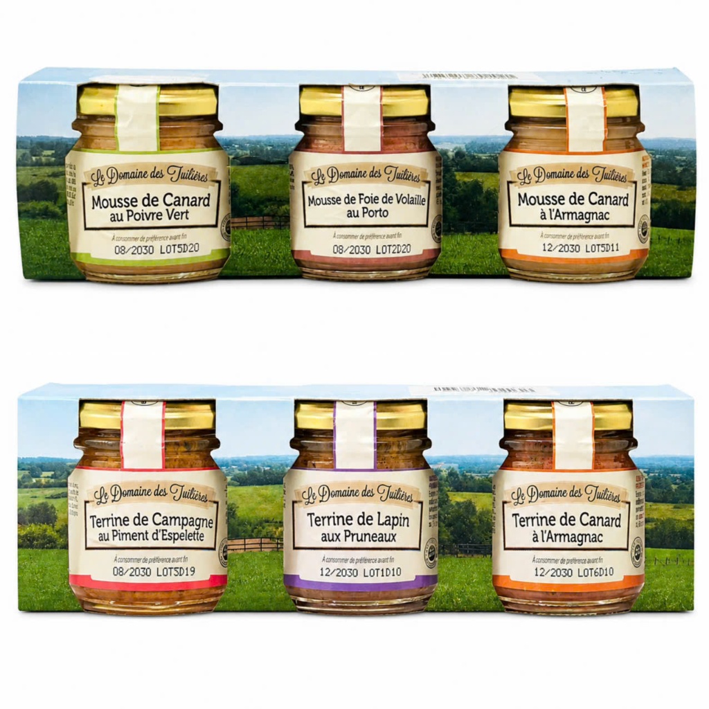 [Pate Pháp]Pate Gà-Pate Lợn -Pate Vịt-Pate Thỏ Hiệu Domaine des Tuilieres 90G