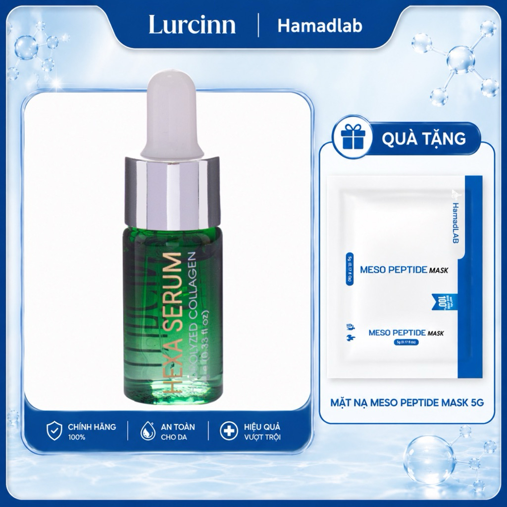 Serum căng bóng da Hexa Serum Lurcinn 10ml