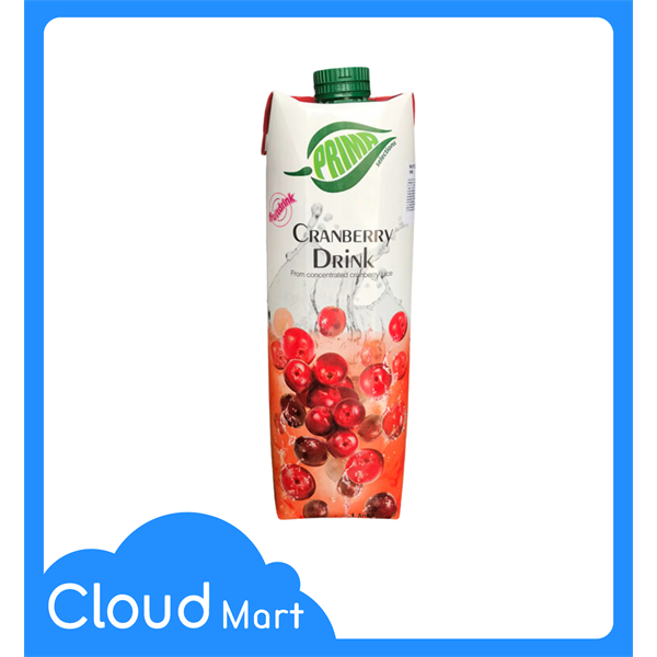 Nước ép Nam Việt Quất 16% Prima 1L cranberry juice (12 hộp/thùng)