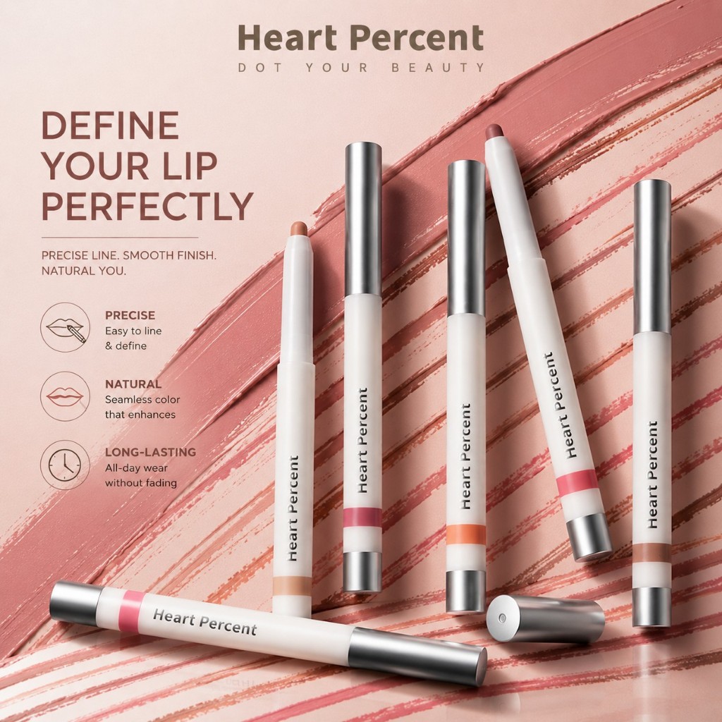 Chì kẻ môi Heart Percent Dot On Mood Lip Pencil 0.8g