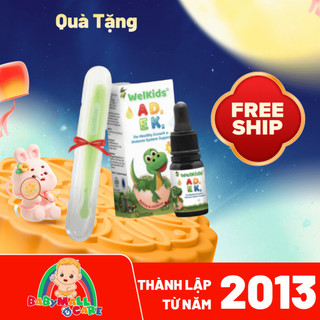 Quà Tặng Thìa Ăn Dặm WelKids – Đầu Thìa Mềm – Có Hộp Đựng – Cho Bé Tập Ăn Babymall & Care