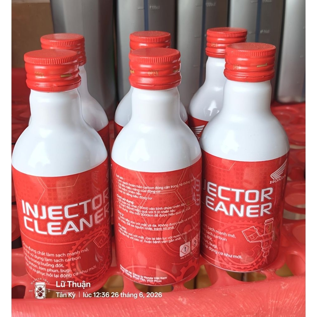 Dung dịch làm sạch kim phun Honda Injector Cleaner 60ml - Vệ sinh buồng đốt, tiết kiệm nhiên liệu
