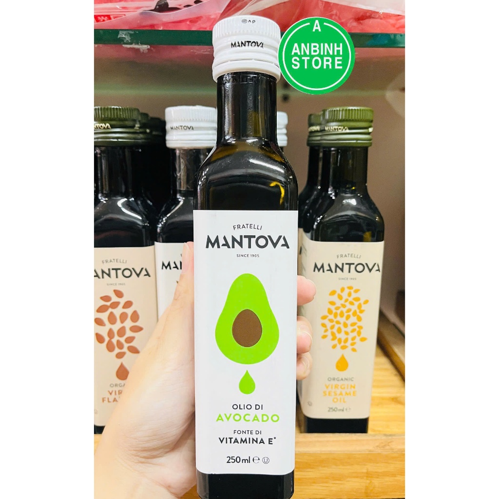 [ Date 04/29 ] Dầu trái bơ Avocado Oil Mantova 250ml - Avocado Oil Mantova 250ml