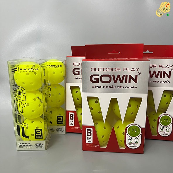(Chính Hãng) Bộ Bóng Pickleball Facolos F-Pro Gen 2- Gowin- Frankln– Chuẩn USAPA, Đỉnh Cao Hiệu Suất