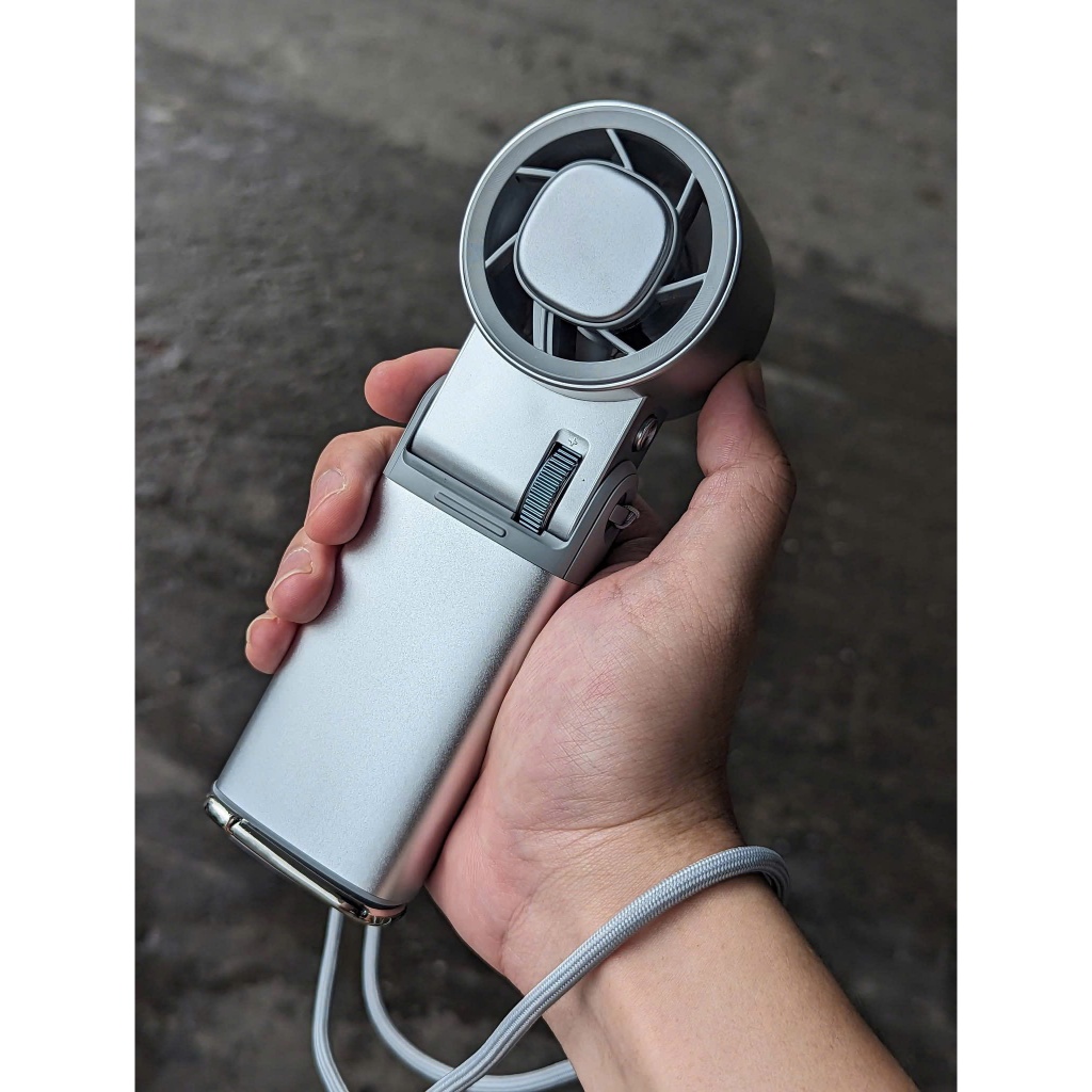Quạt Mini Làm Mát Nhanh JF181 – Vỏ Nhôm Sang, Pin 6000mAh, Có Sò Lạnh | BigBuy360 - bigbuy360.vn