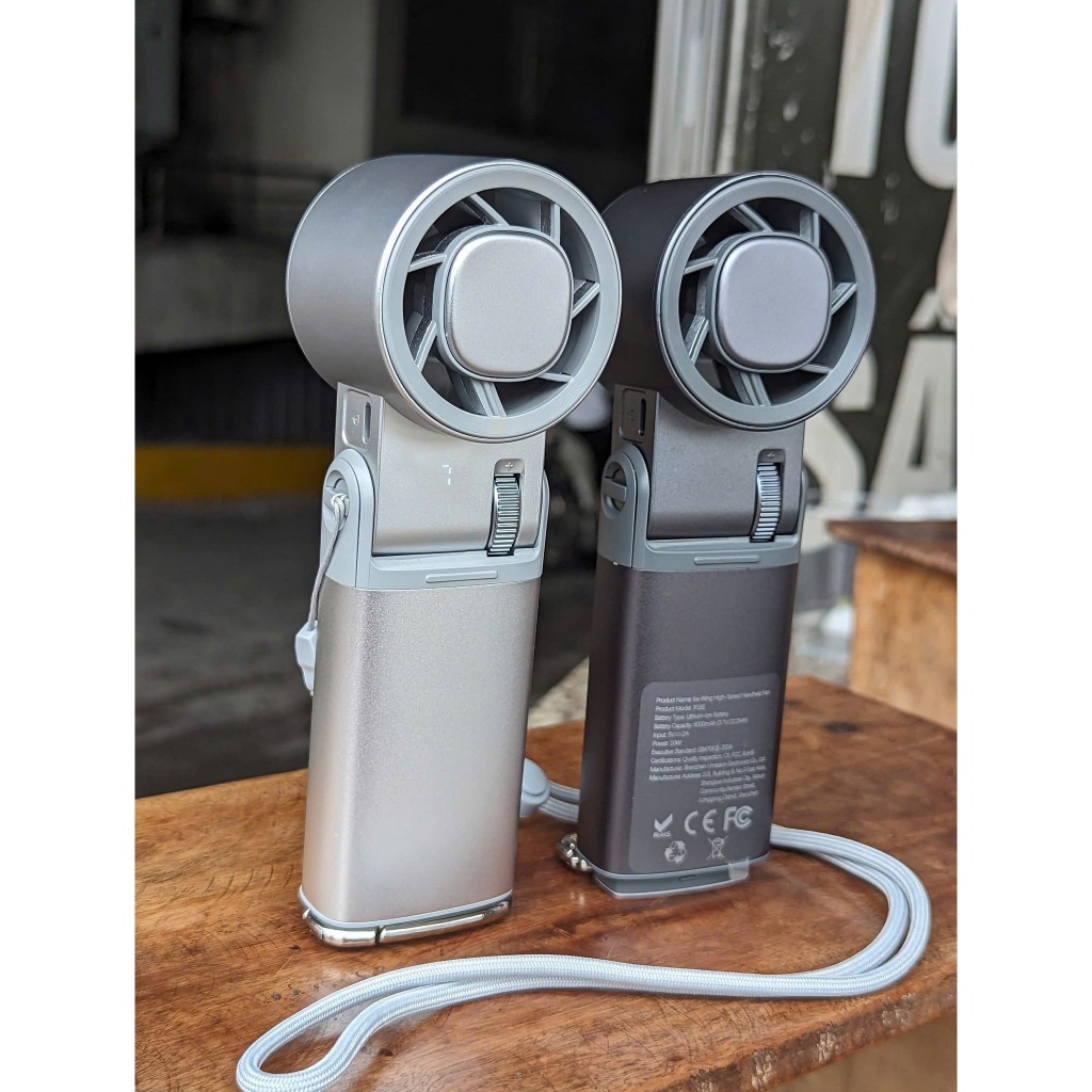 Quạt Mini Làm Mát Nhanh JF181 – Vỏ Nhôm Sang, Pin 6000mAh, Có Sò Lạnh | BigBuy360 - bigbuy360.vn