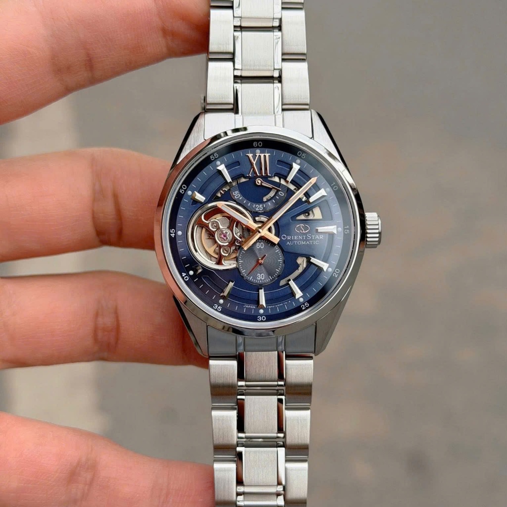 Đồng hồ nam dây thép Orient Star Joker Gen 2 Automatic Modern Skeleton RE-AV0135L