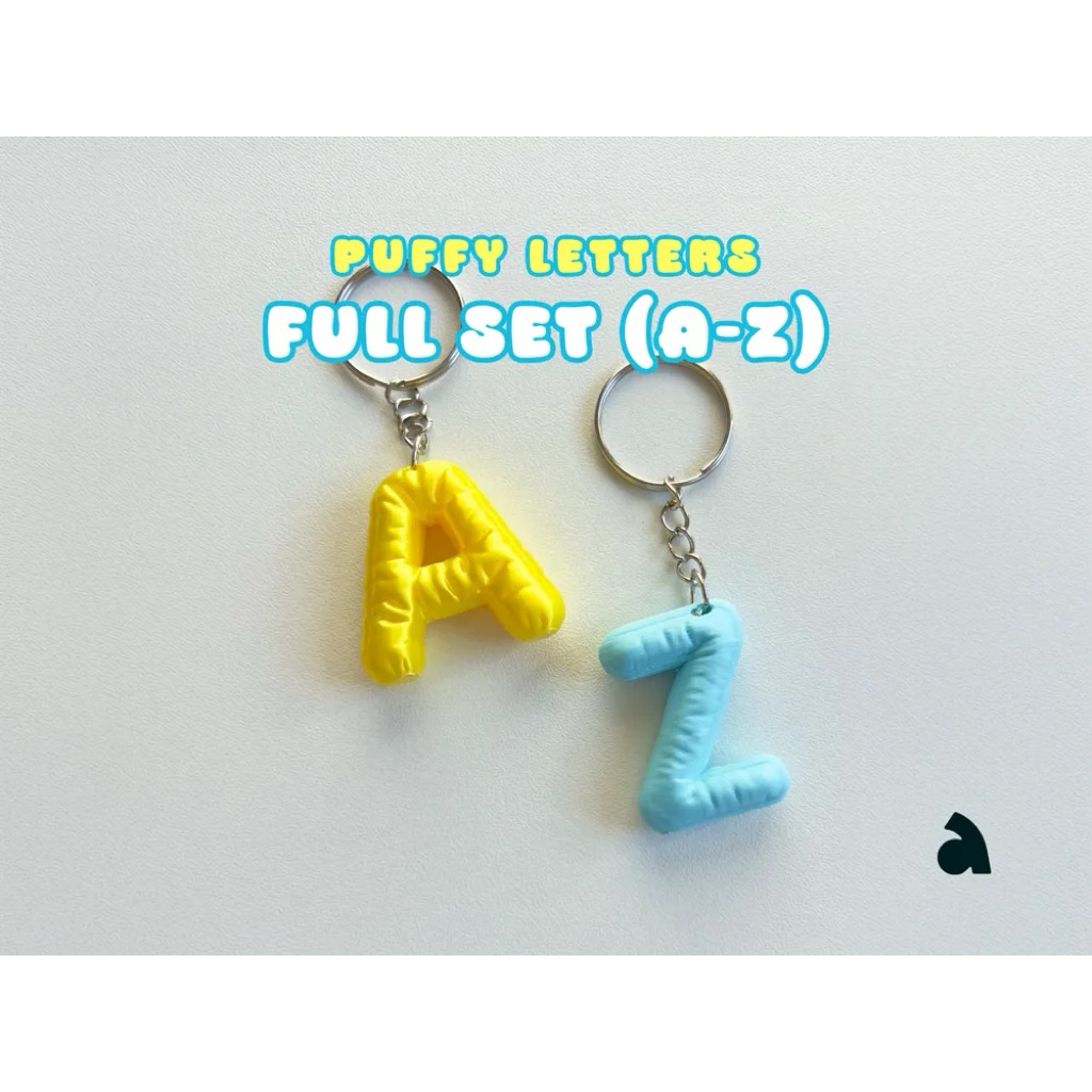 Móc khoá chữ cái hình gối | Keychain | Alphabet