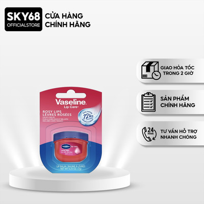 Sáp Dưỡng Môi Vaseline Hồng Xinh 7g - ROSY