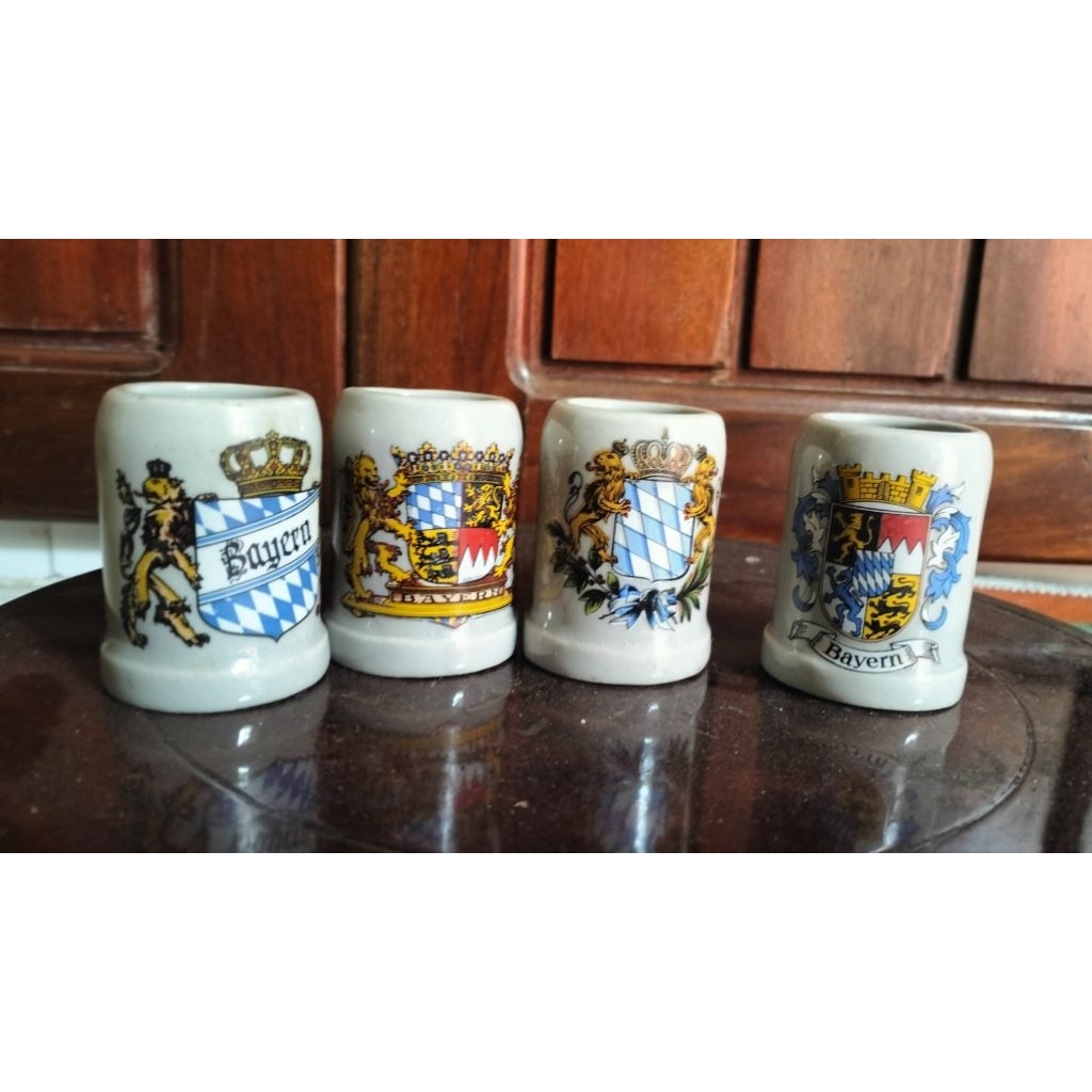 Đồ decor cốc sứ mini, đồ kê đũa con vịt