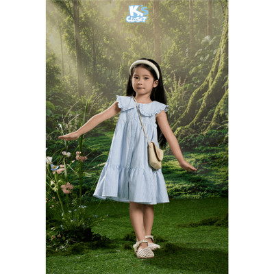 Váy Sát Nách K'S CLOSET Chất Liệu Cotton Thô Mềm Cho Bé Gái (2-14 tuổi) từ 10kg-55kg KT156SIS
