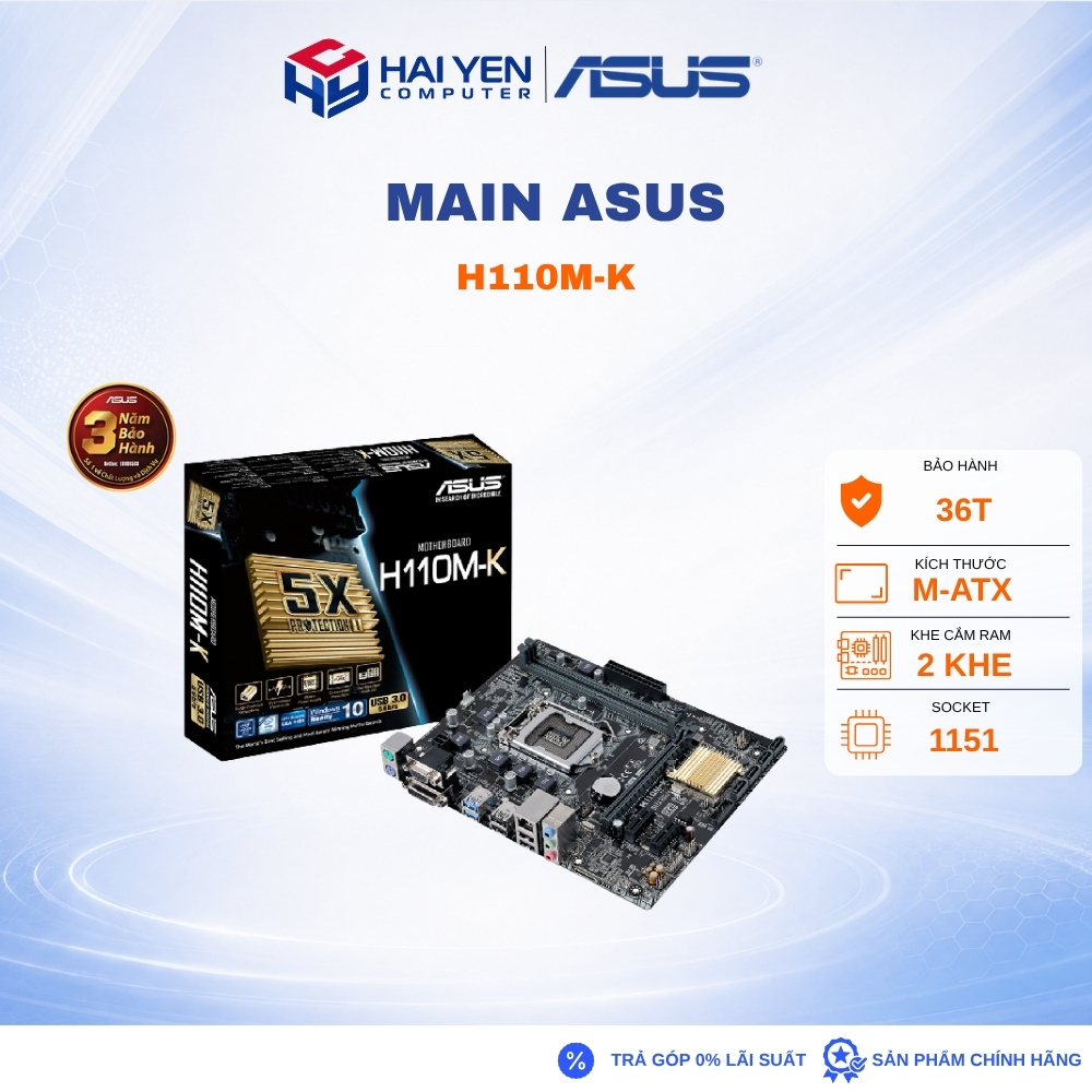 MAIN ASUS H110M-K chính hãng