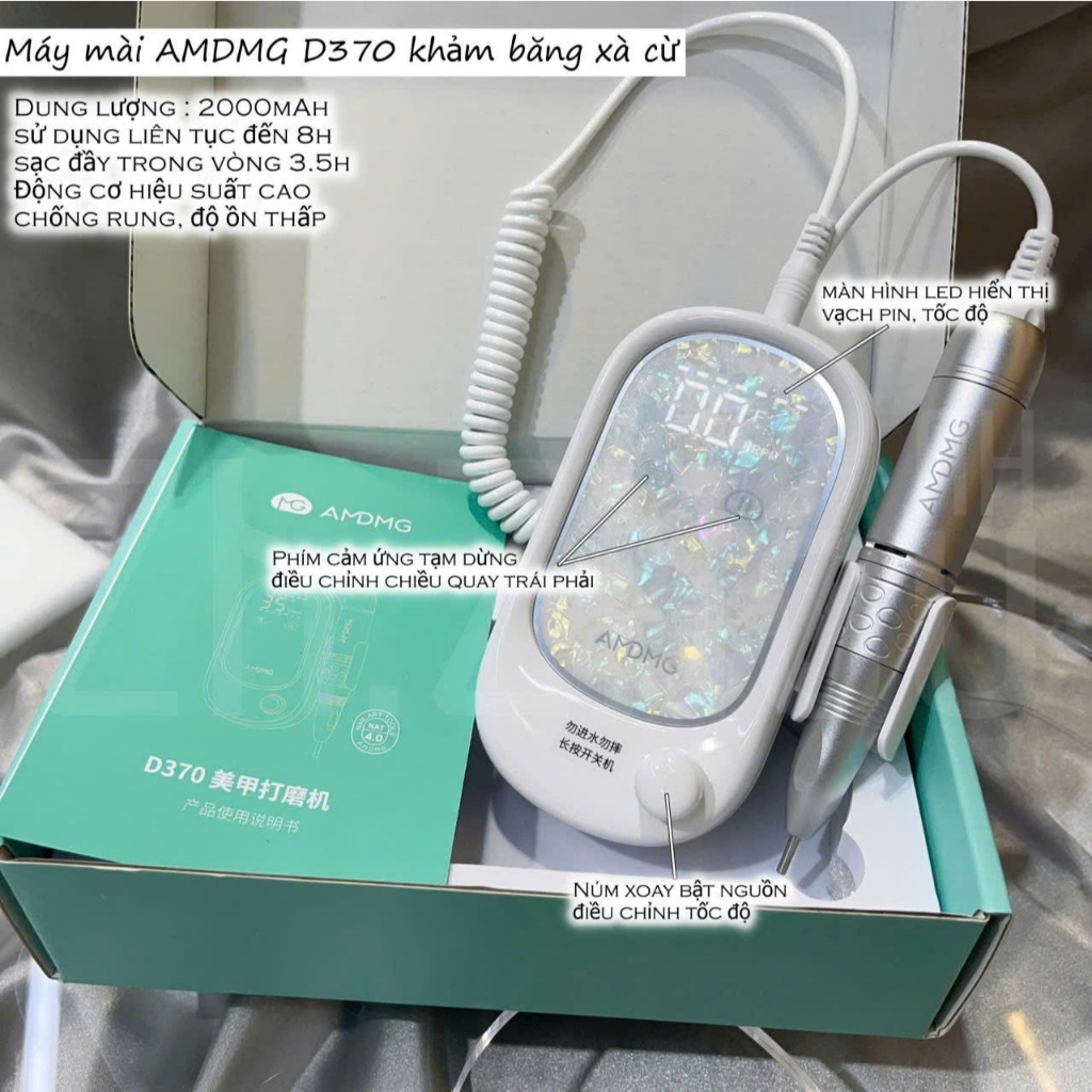 Máy mài AMDMG khảm xà cừ D370
