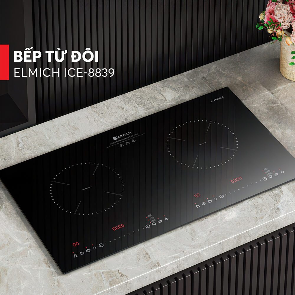 [Mã ELBSJBP03 giảm 12% đơn 500K] Bếp từ đôi Elmich ICE-8839/3882