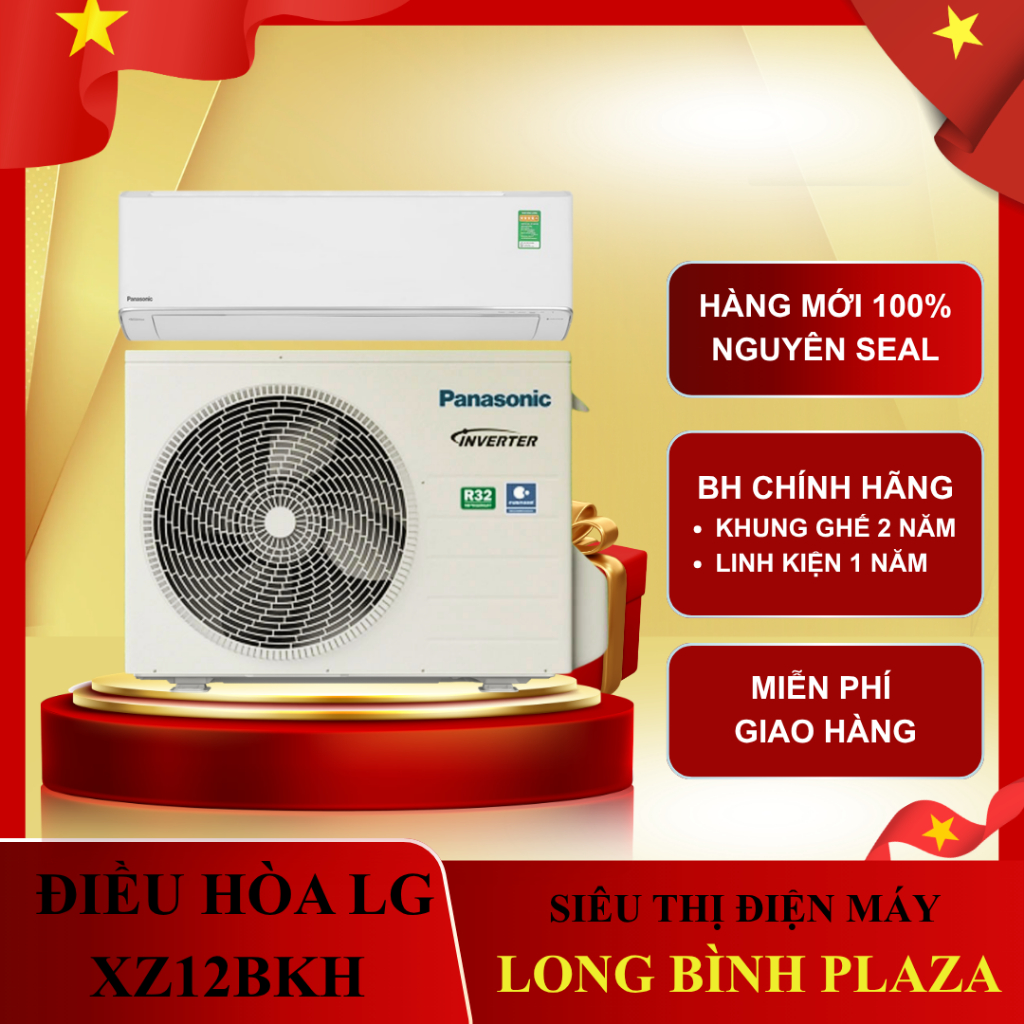 ĐIỀU HÒA PANASONIC 12000BTU 2 CHIỀU INVERTER DÙNG CHO PHÒNG DƯỚI 20M