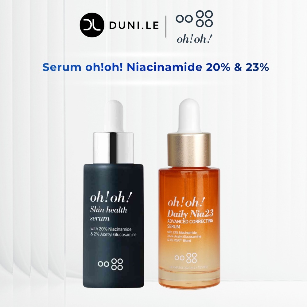 [SVIP] Serum oh!oh! Niacinamide 20% & 23% Daily Nia Mờ Thâm, Sáng Da, Se Khít Lỗ Chân Lông 10ml - 30
