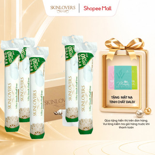 SỈ THÙNG 30 gói bông tẩy trang Skinlovers (30 gói x 150 miếng) siêu mềm mịn, thấm hút nhanh, dùng cho mọi loại da